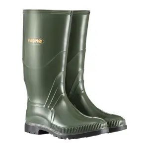 Wayne Gumboots Mens Olive/Black F1090 Size 12 image