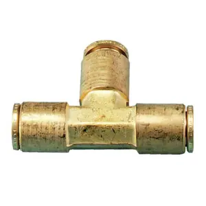 Orbit Tee Slip Lok Brass image