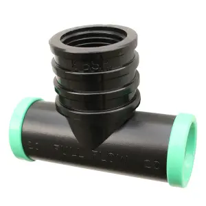 Full Flow Female Combination Tee 20Mm X 3/4 In image