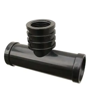 Full Flow Female Combination Tee 25Mm X 3/4 In image