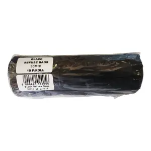 Refuse Bag Black 30Mic 10 Per Pack image