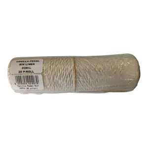 Pedle Bin Bag Vanilla 20Mic 20 Per Pack image