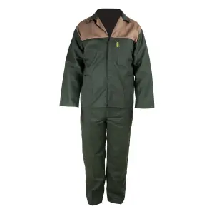 Overall 2 Pce 2T Khaki/Grn Size 42 Chest 38 Waist image