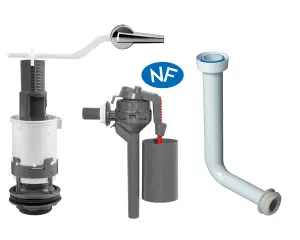 Wirquin Mechanism L/L Front Flush Mech 2 Si + Topy image