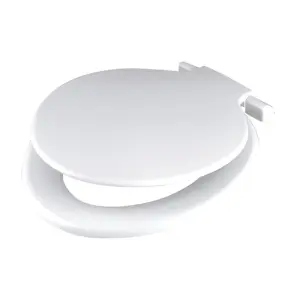 Wirquin Toilet Seat Calypso Therm Pl Hng Wht 1.2Kg image