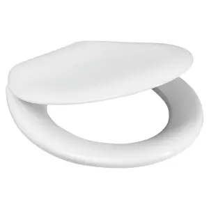 Wirquin Toilet Seat Club 90 Thermodur Ss Hng Wht 1 image