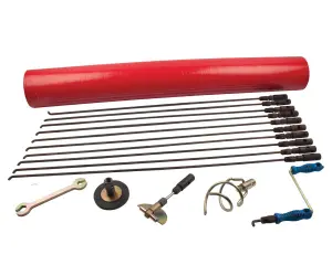 Drain Rod Set H/Duty 1M 8Mm image