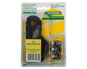Lawnking L/Mower Blade 3 And Bolts Ninja Rolux image