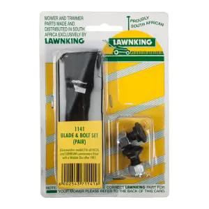 Lawnking L/Mower Blade And Bolt Victa Wobble image