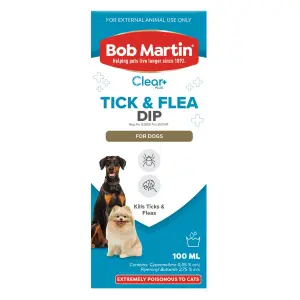 Bob Martin Pet Tick & Flea Dog Dip 100Ml image