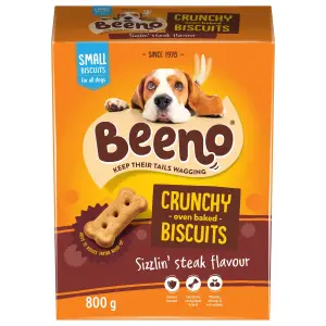 Beeno Dog Biscuits Steak Small 800G image