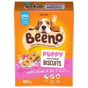 Beeno Dog Biscuits Puppy With Calcium 800G image
