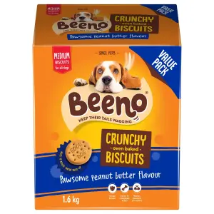 Beeno Dog Biscuits Value Pack Peanut Butter M 1.6K image