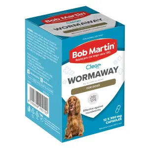 Bob Martin Pet Wormaway Deworming Capsules Dog 12S image
