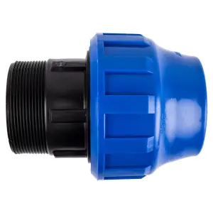 Plast Adaptor Compression Male 90X3 image
