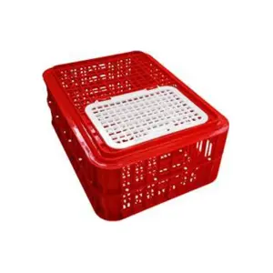 Poltek Crate Classic Live Bird Cage Red 10 Birds image