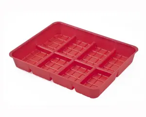 Poltek Feeder Chick Tray Rectangle Red image