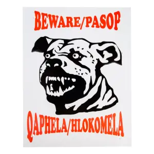 Complete Sign - Beware Bulldog image