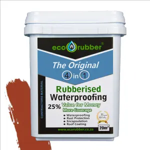 Eco Rubber Contractors Bucket 20 Sqm Terracotta image