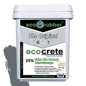 Eco Rubber Eco Crete 20Kg Dark Grey image