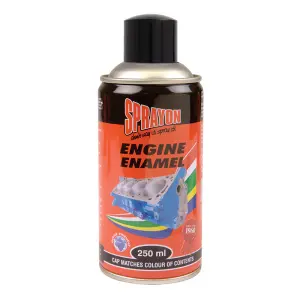 Sprayon Engine Enamel Spray Gloss Black 250Ml image