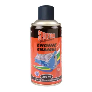 Sprayon Engine Enamel Spray Matt Black 250Ml image