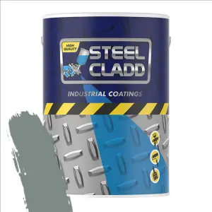 Steel Cladd Quick Dry Enamel Mf Grey 1L image