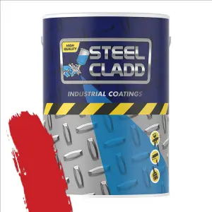 Steel Cladd Quick Dry Enamel Mf Red 5L image