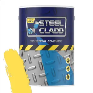 Steel Cladd Quick Dry Enamel Cat Yellow 1L image