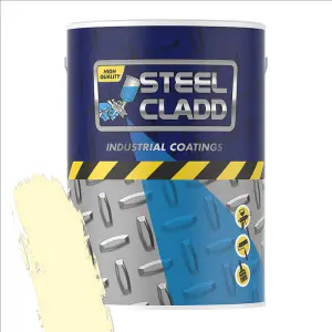 Steel Cladd Quick Dry Enamel Merc Cream 1L image