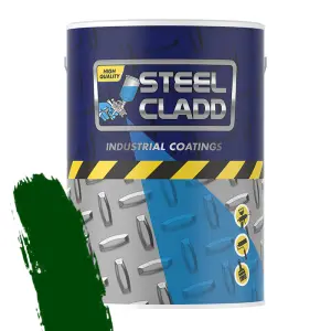 Steel Cladd Quick Dry Enamel Lister Green 5L image