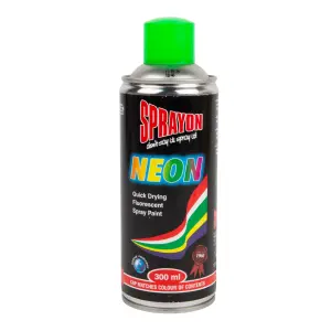 Sprayon Glow Fluorescent Spray Paint Green 300Ml image