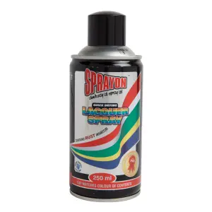 Sprayon Std Spray Paint Gloss Black 250Ml image