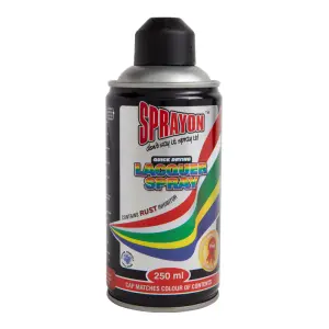 Sprayon Std Spray Paint Matt Black 250Ml image