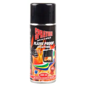 Sprayon Ultra High Temp Spray Black 350Ml image