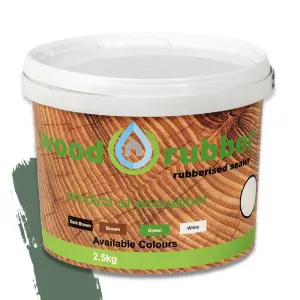 Eco Rubber Wood Rubber 2.5Kg Green image