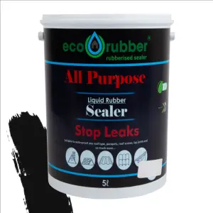 Eco Rubber Yeka Leak Black 5L image