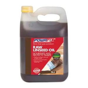 Powafix Raw Linseed Oil 5L image