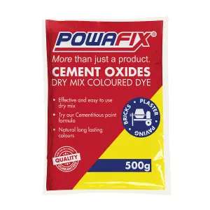 Powafix Cement Oxide Powder Yellow 500G image