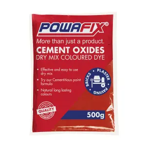 Powafix Cement Oxide Powder Red 500G image