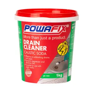 Powafix Drain Cleaner Caustic Soda 1Kg image