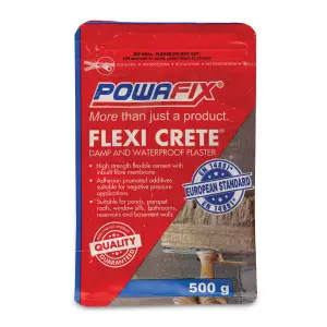 Powafix Flexi Crete Damp & Waterproof Plaster 500G image