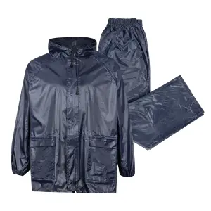 Rainsuit Rubberised Nylon Navy Blu Xxl image