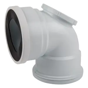 Waste Pan Connector Bend Sv I.e 110Mm Sabs image