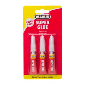 Alcolin Super Glue 3 X 3G Value Pack image