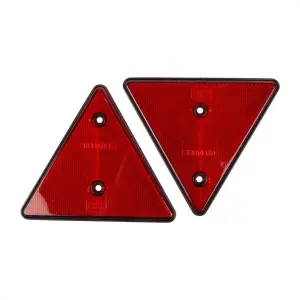 U-Part Reflector Triangle Red 150Mm 2 Pack image