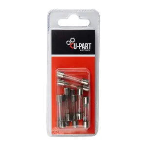 U-Part Glass Fuse 32Mm 10Amp X10 image