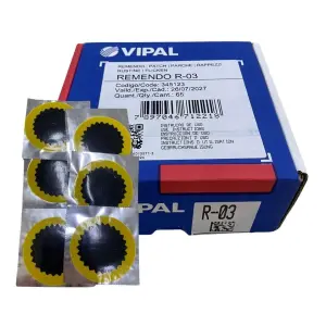 Vipal Round Tube Patch 60Mm Price Each 65 Per Box image
