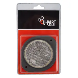 U-Part Reflector Round Wht 76Mm 2Pk image