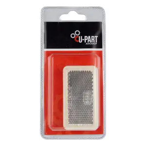 U-Part Stick On Rectangular Reflec Clr 65Mm 2Pk image
